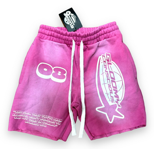 Gloomy Sweat Shorts - Pink