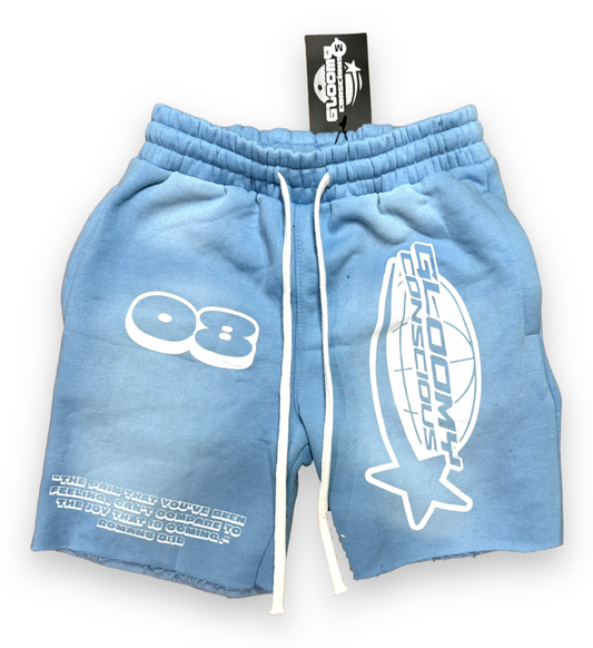 Gloomy Sweat Shorts - Blue